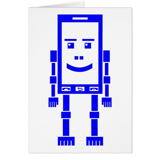 Robo-phone - Blue (Front)