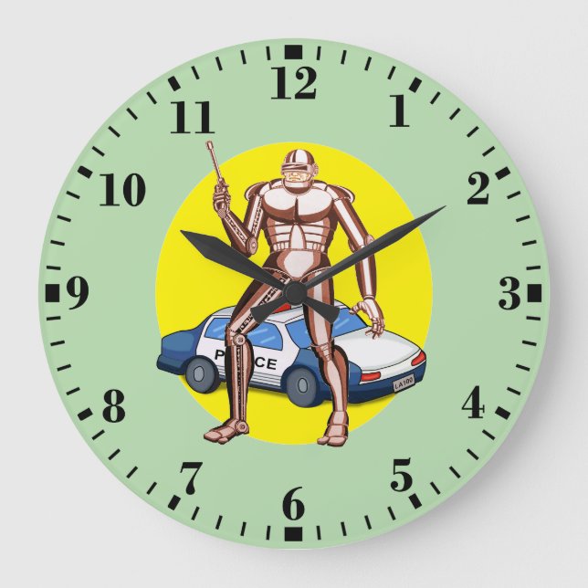 Robocop Large Clock (Front)