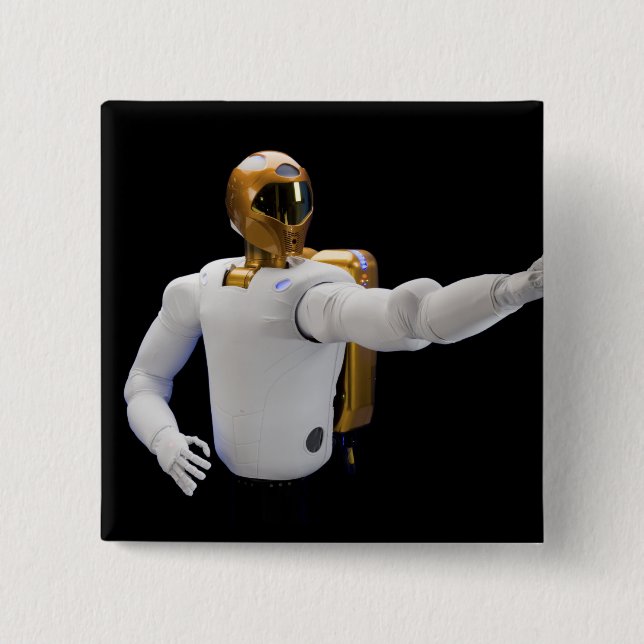 Robonaut 2, a dexterous, humanoid astronaut hel 2 button (Front)