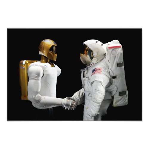 Robonaut 2 a dexterous humanoid astronaut hel 2 photo print