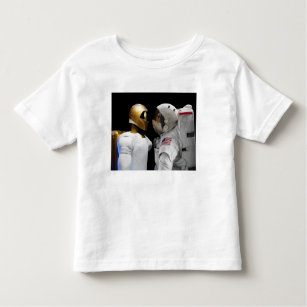 Robonaut 2, a dexterous, humanoid astronaut hel 3 toddler t-shirt