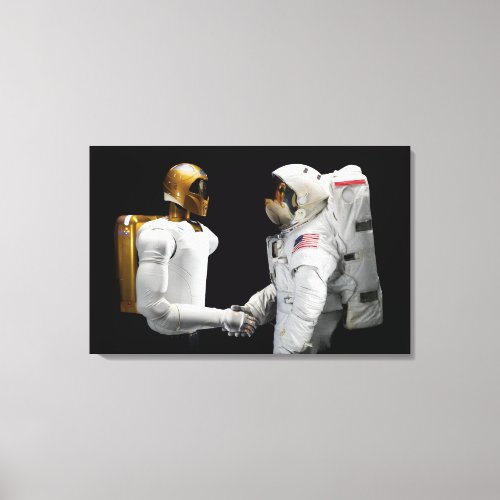 Robonaut 2 a dexterous humanoid astronaut hel 4 canvas print
