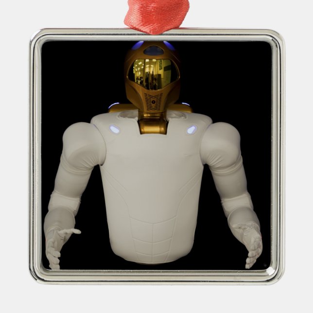 Robonaut 2, a dexterous, humanoid astronaut hel 5 metal ornament (Front)