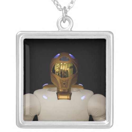 Robonaut 2 a dexterous humanoid astronaut hel silver plated necklace