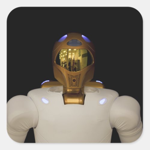 Robonaut 2 a dexterous humanoid astronaut hel square sticker