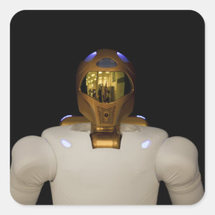 Robonaut 2, a dexterous, humanoid astronaut hel square sticker