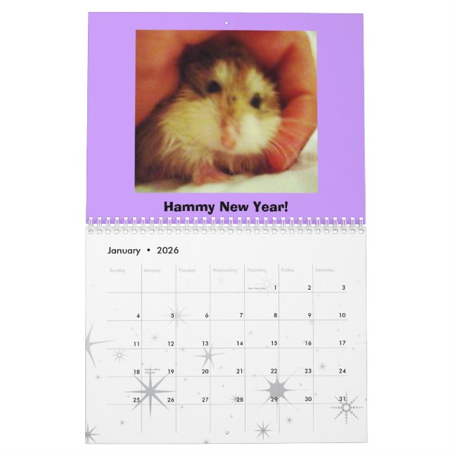 Roborovski 2011 calendar (Jan 2026)