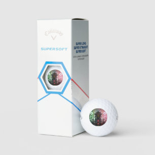 Robot 1 Callaway Supersoft golf balls 3 pk