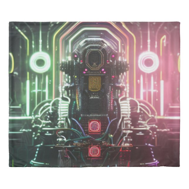 Robot 1 king duvet cover (Front)