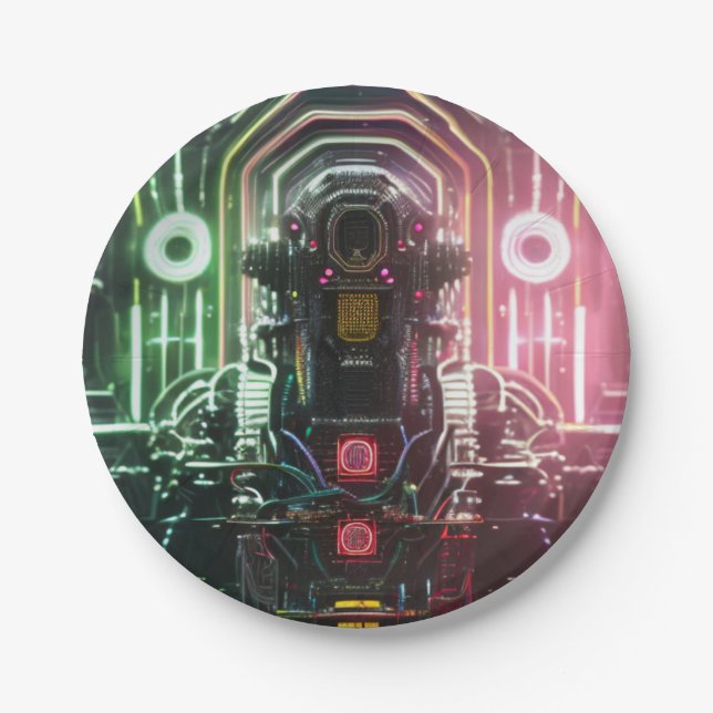 Robot 1 paper plates (Front)