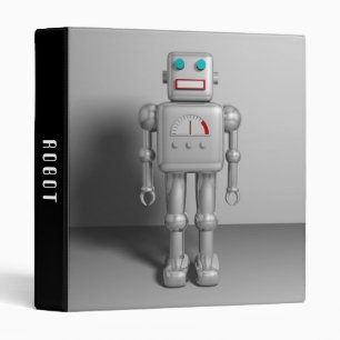 Robot (1in) 3 ring binder