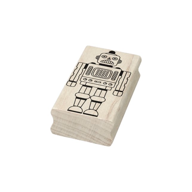 Robot 200423(01) rubber stamp (Stamp)