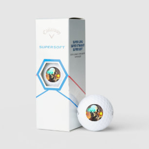 Robot 2 Callaway Supersoft golf balls 3 pk