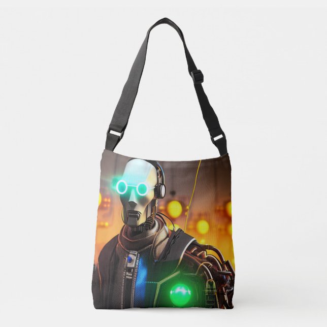 Robot 2 crossbody bag (Front)