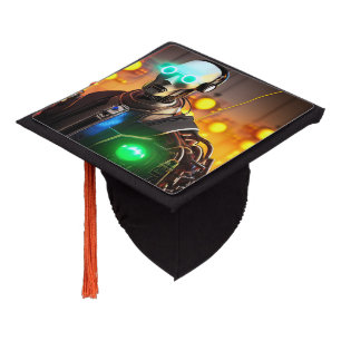 Robot 2 graduation cap
