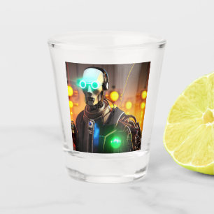 Robot 2 shot glass