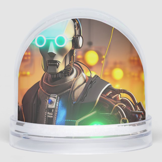 Robot 2 snow globe (Front)