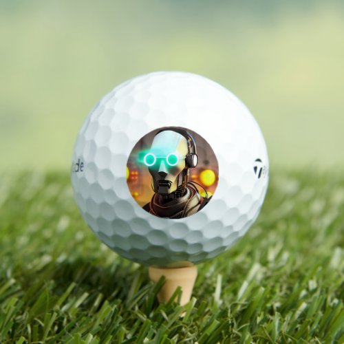 Robot 2 Taylor Made TP5 golf balls 12 pk