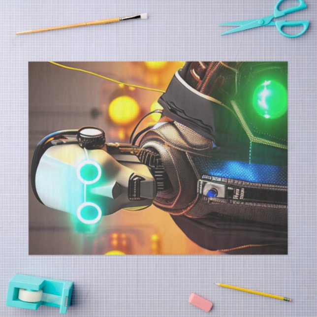 Robot 2 tissue paper (Craft)