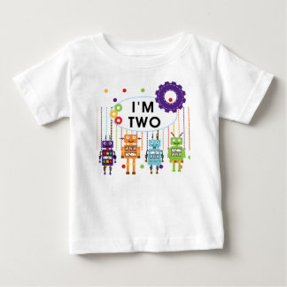 Robot 2nd Birthday tshirts and Gifts