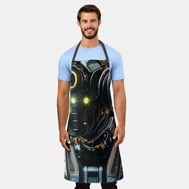 Robot 3 chef apron (Worn)