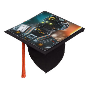 Robot 3 graduation cap