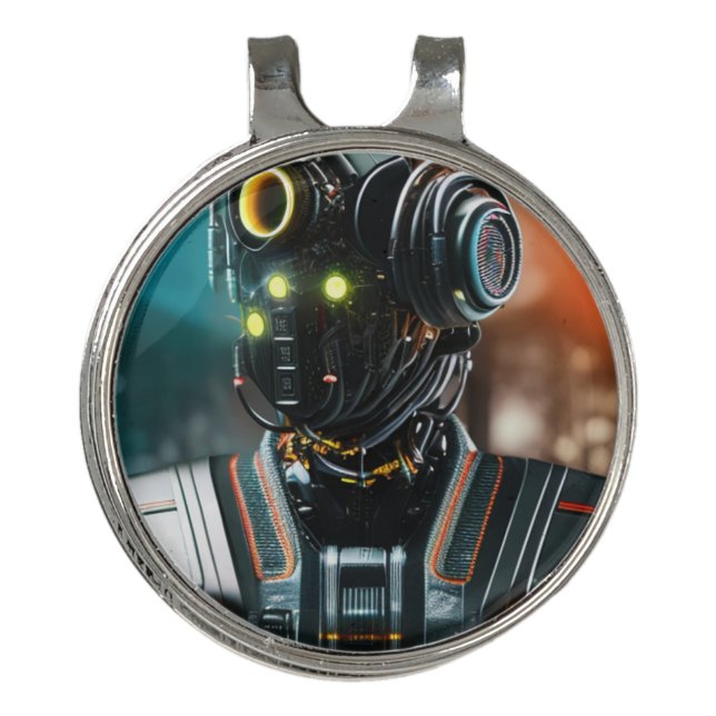 Robot 3 hat clip (Front)