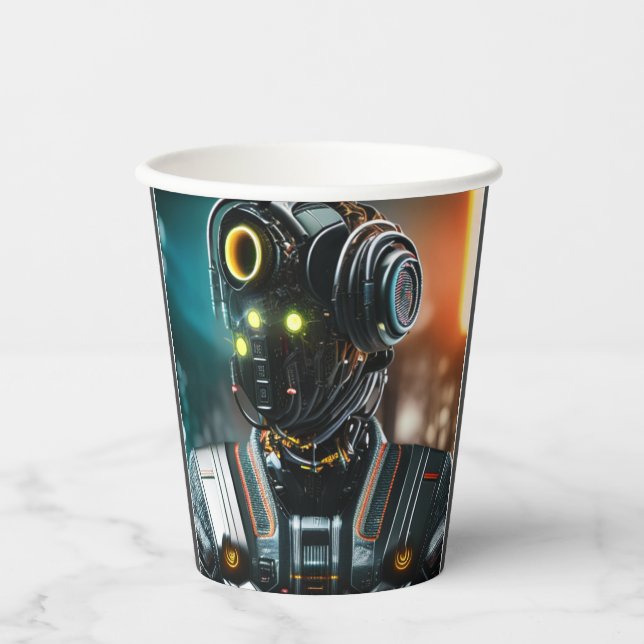 Robot 3 paper cups (Front)