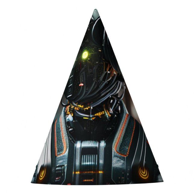 Robot 3 party hats (Front)