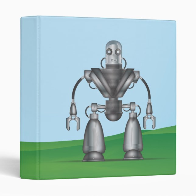 Robot 3 Ring Binder (Front/Spine)