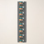 Robot 3 scarf 72"<br><div class="desc">Robot 3 scarves are for science and Sci-Fi fans, robot enthusiasts, and cyberpunk art fans who like to stay warm, fashionable, and tech savvy. Robot 3 is Steamy Raimon original digital art.</div>