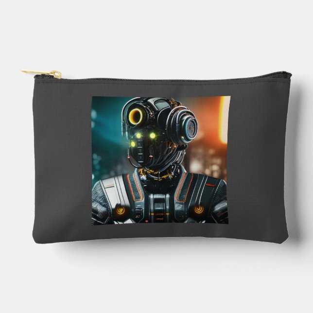 Robot 3 small accessory bag pouch (Front)