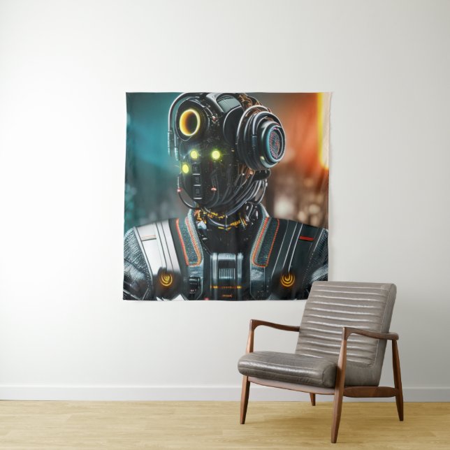 Robot 3 tapestry (In Situ)