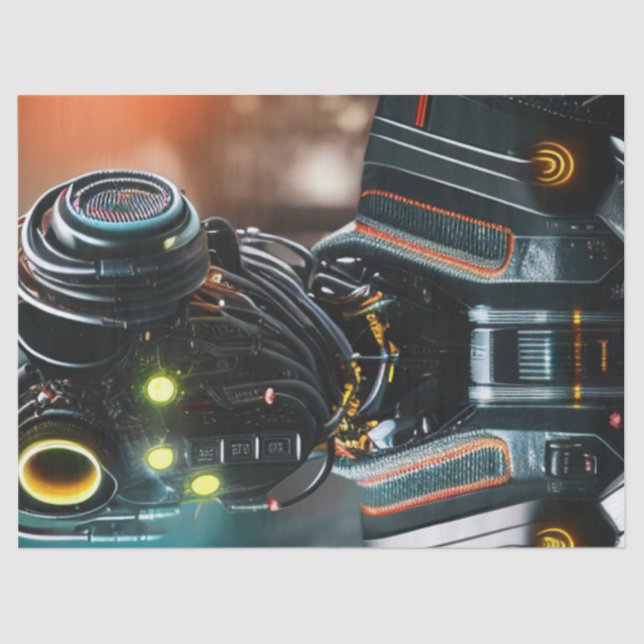 Robot 3 tissue paper (Front)