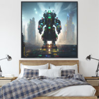Robot 4 canvas print