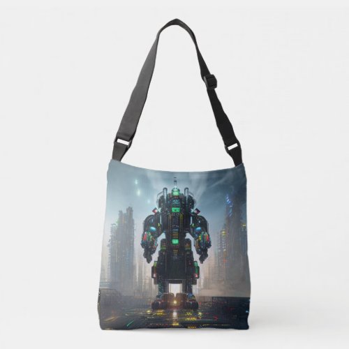 Robot 4 crossbody bag