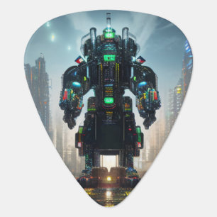 Robot 4 guitar pick