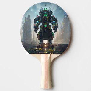Robot 4 ping pong paddle