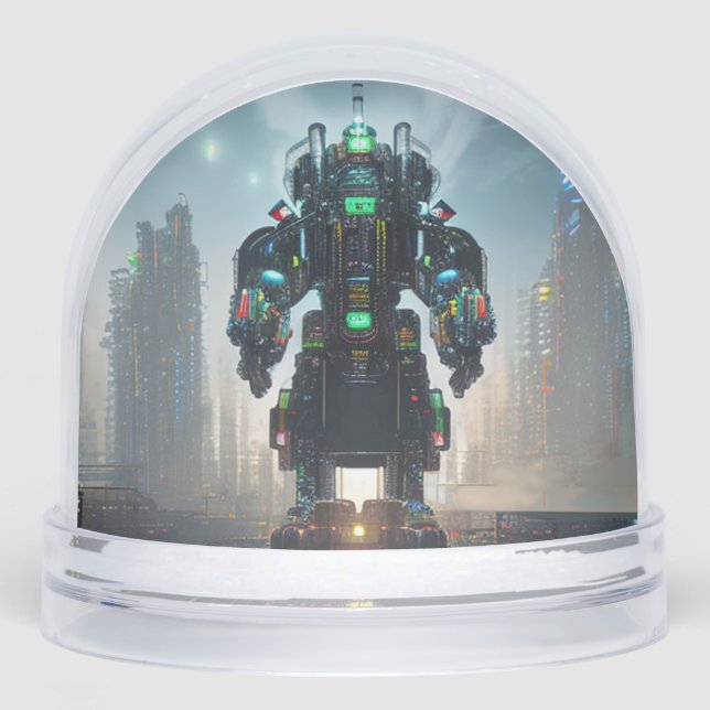 Robot 4 snow globe (Front)