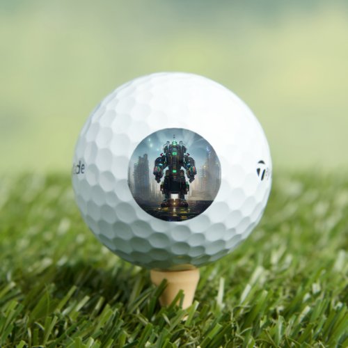 Robot 4 Taylor Made TP5 golf balls 12 pk