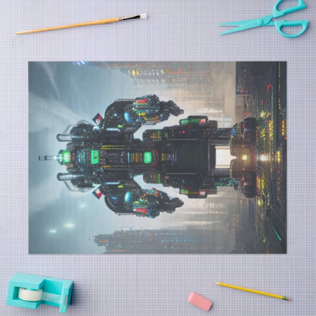 Robot 4 tissue paper (Craft)