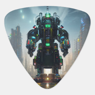 Robot 4 triangle guitar pick