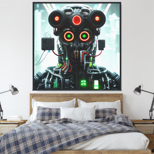 Robot 5 canvas print