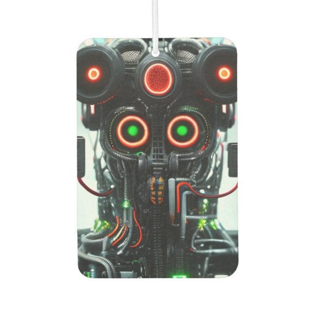 Robot 5 car air freshener (Front)