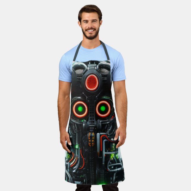 Robot 5 chef apron (Worn)
