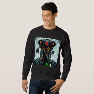  Robot 5 men black sweatshirt