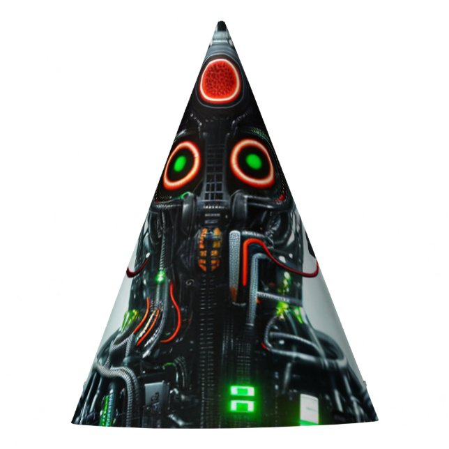 Robot 5 party hats (Front)