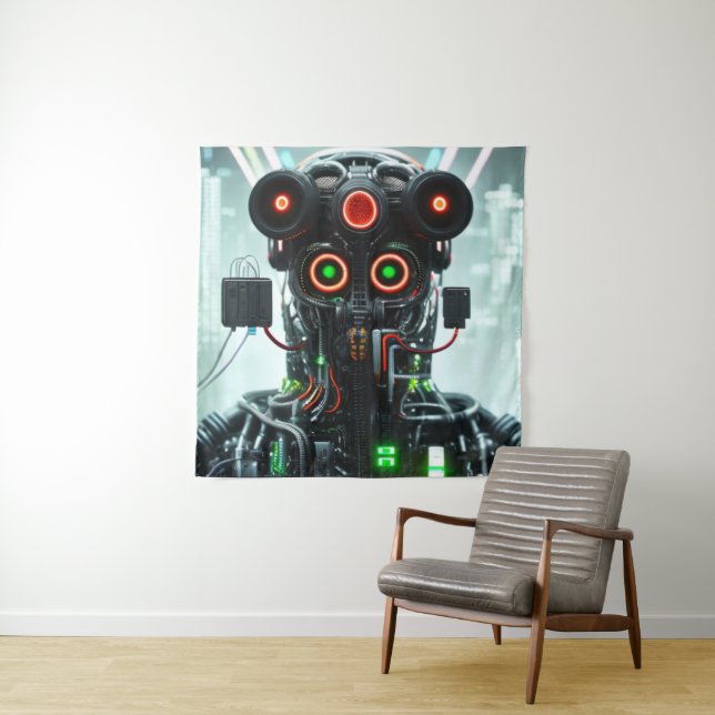 Robot 5 tapestry (In Situ)