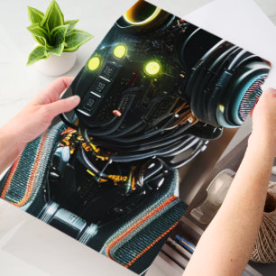 Robot 5 vert large shipping envelope mailers