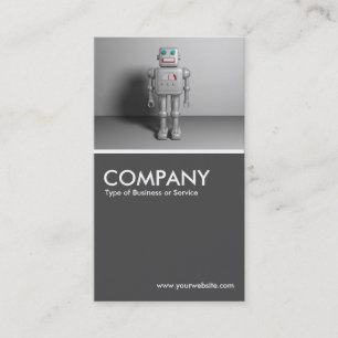 Robot - 70pc Gray Business Card